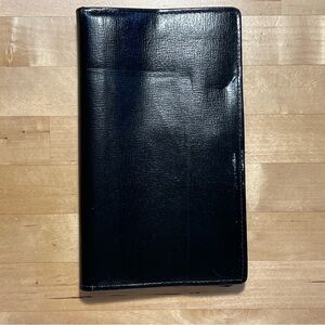Vintage Day-Timer 1986 Senior Pocket Bonded Leather Planner Made USA